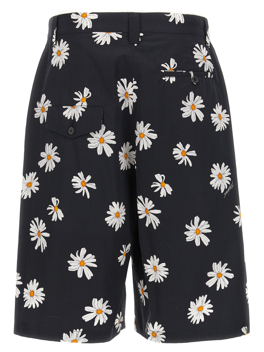 Margherite Print Bermuda Shorts