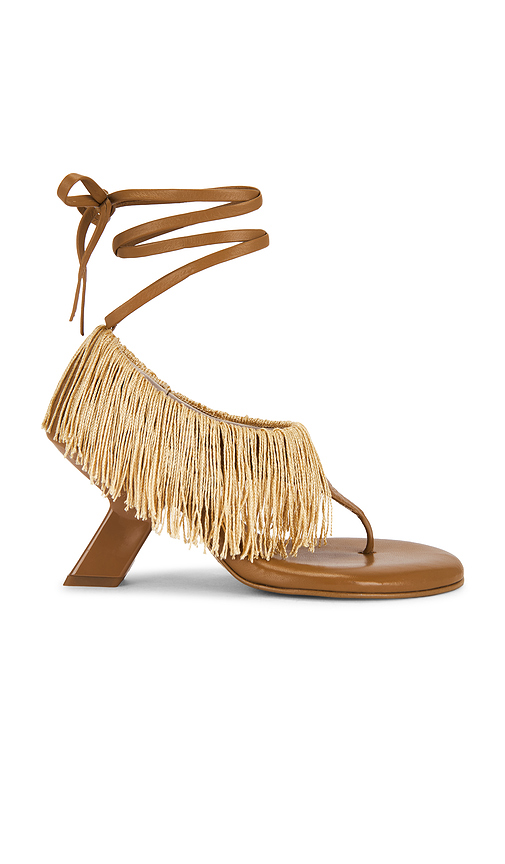 Nora Lozza x REVOLVE Flip Fringe Sandal in Brown. 10. Also , 7