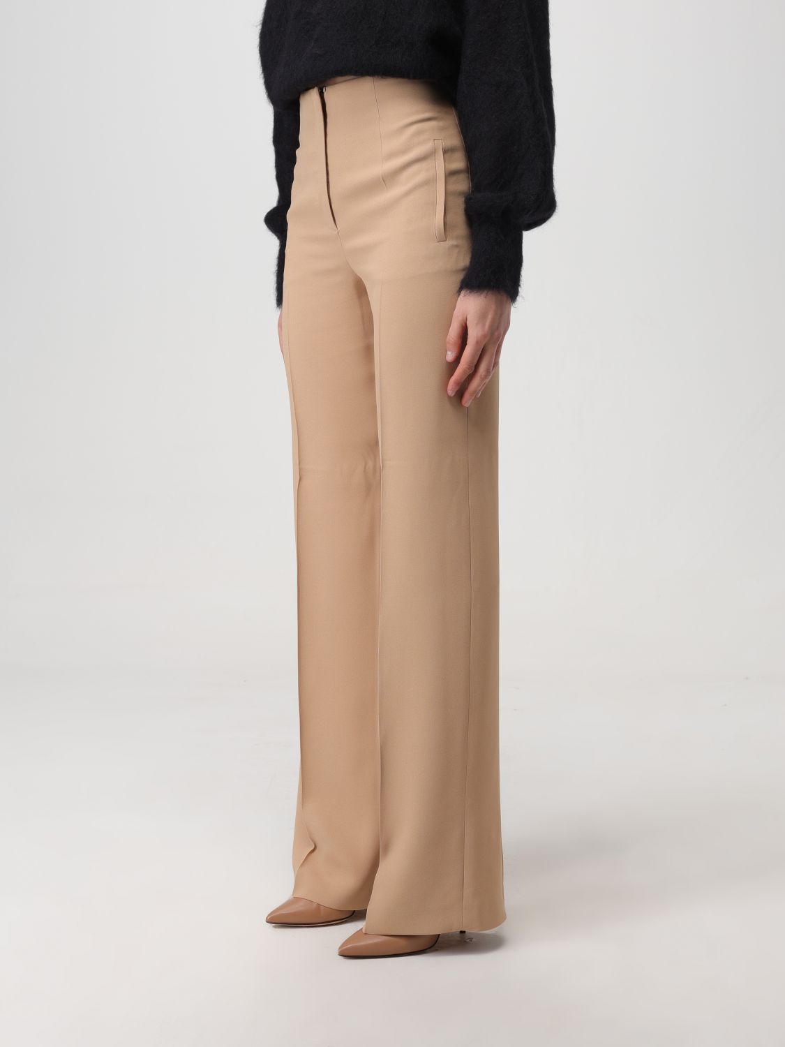Pants Woman color Beige