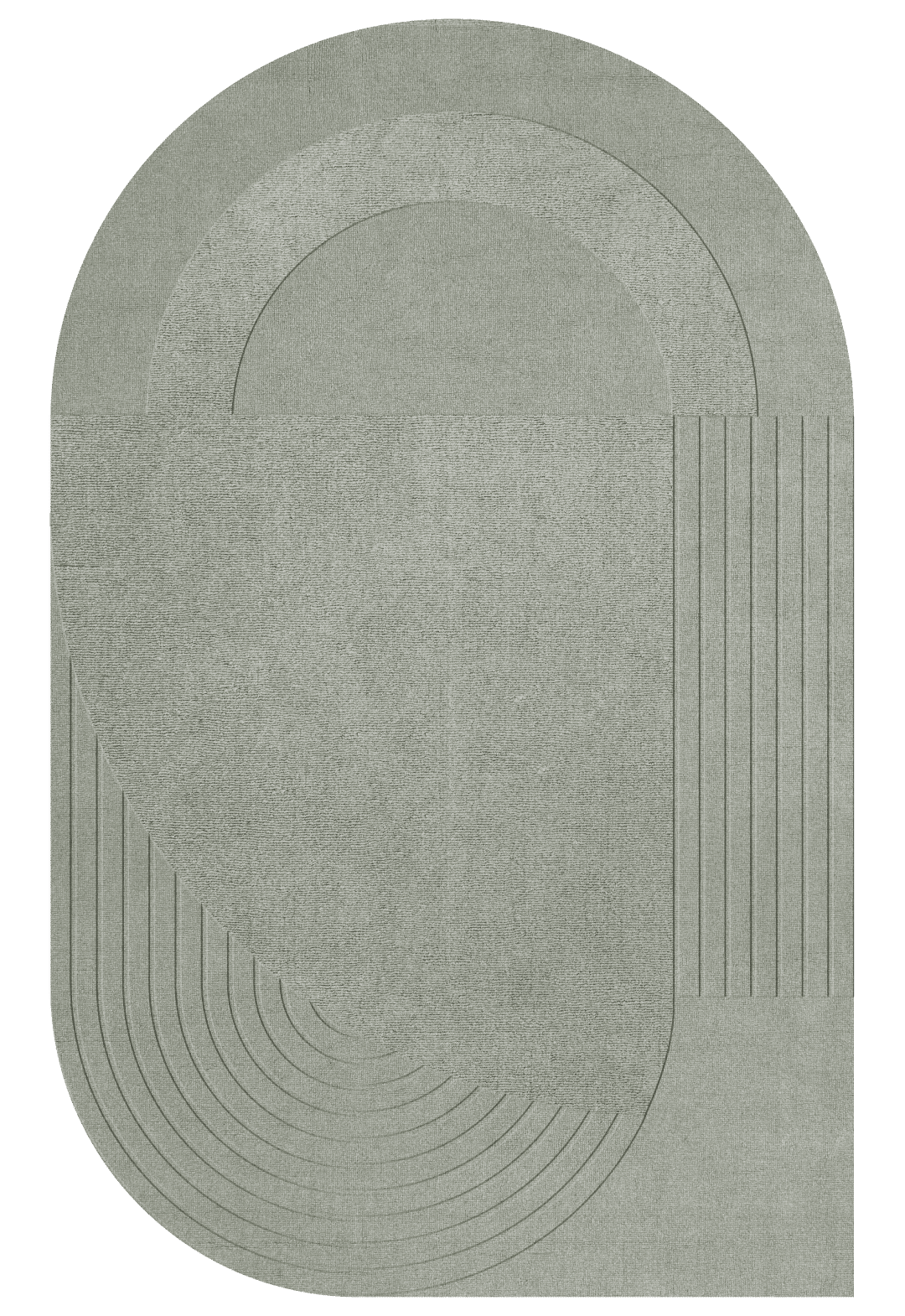 Circular Sage Rug 180 x 270 c