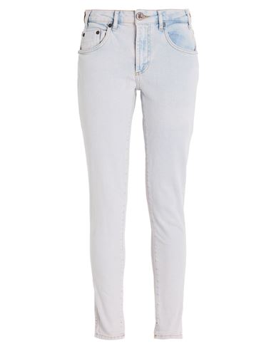 Woman Jeans Lilac Size 26 Cotton, Elastane