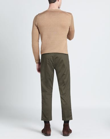 Man Pants Military green Size 31 Cotton, Elastane