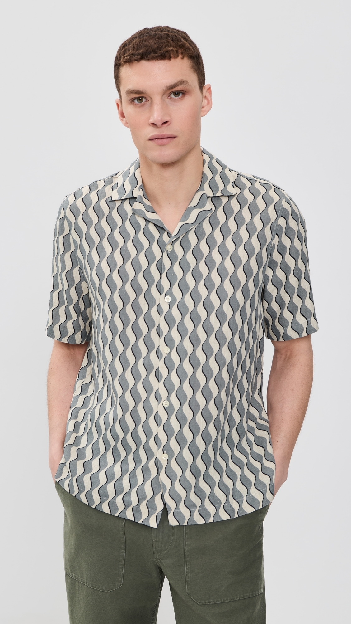 Roberto Linen Shirt Coastal Blue