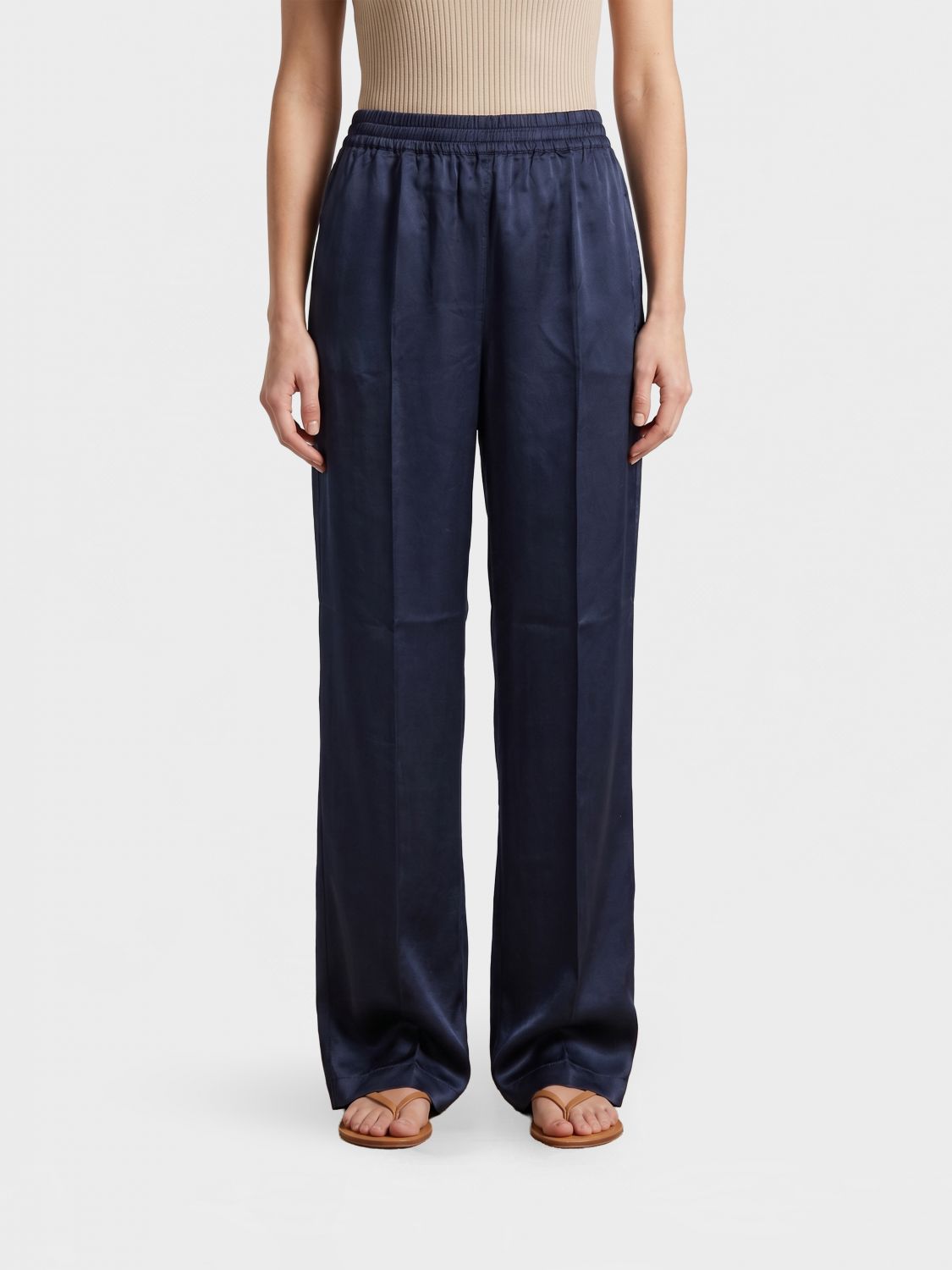 Pants Woman color Ivory