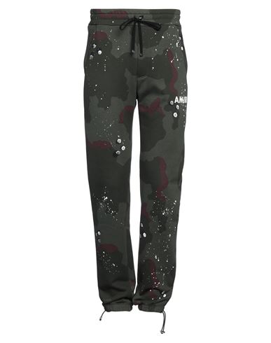 Amiri Man Pants Military green Size S Cotton