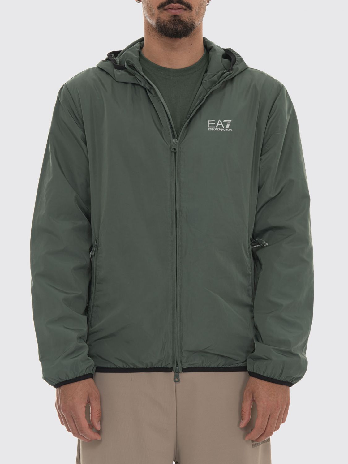 Jacket Men color Green