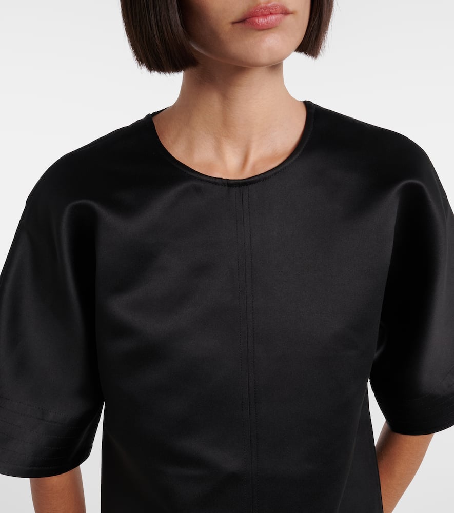 Open-back minidress