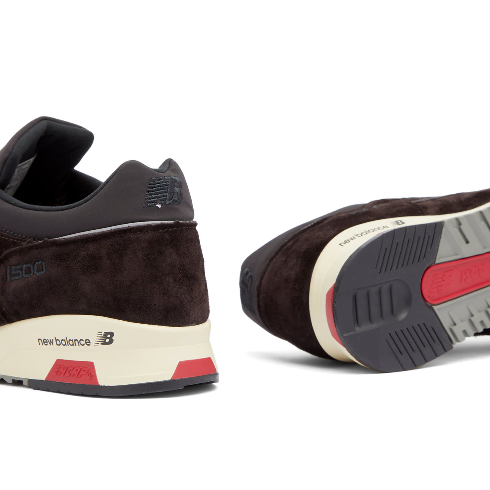 U1500BKR Sneaker Made in UK in Black Coffee
