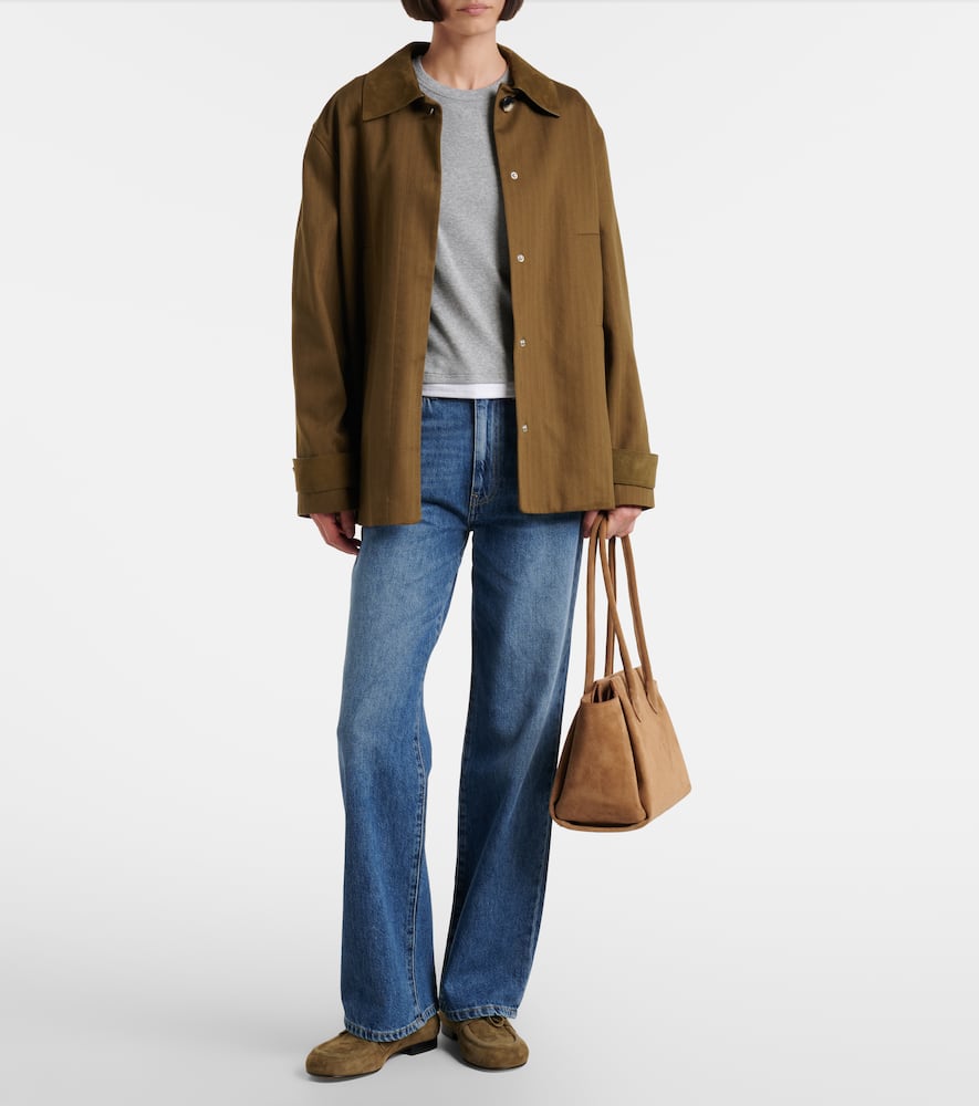 Kora high-rise wide-leg jeans