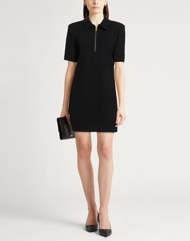 Woman Mini dress Black Size 10 Triacetate, Polyester