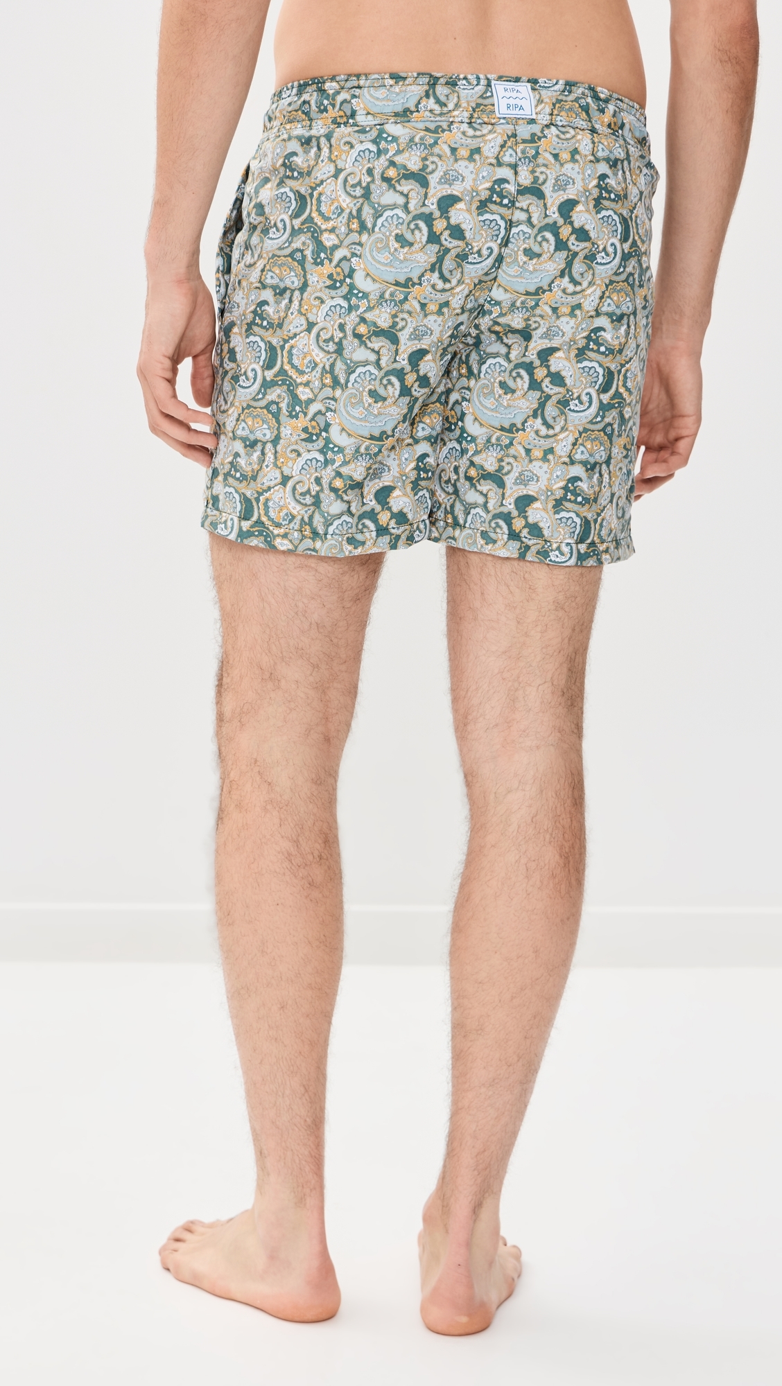 The Swimshorts Green/Mustard
