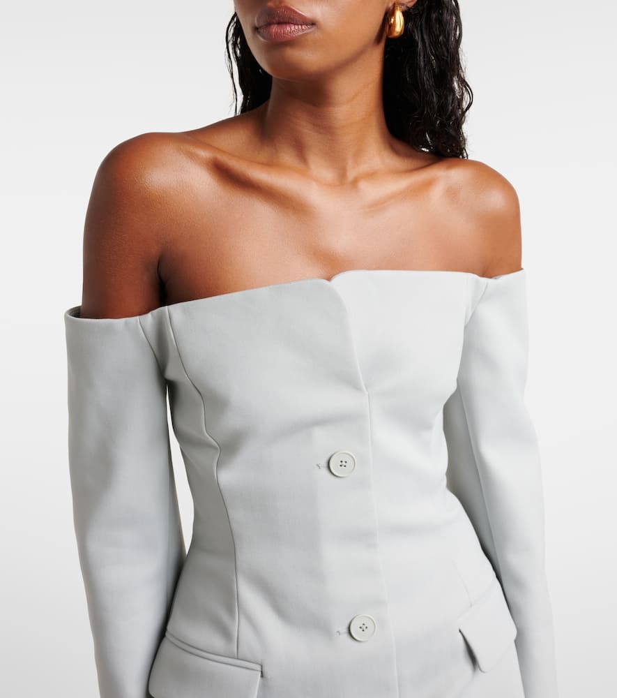 Sandrine off-shoulder minidress