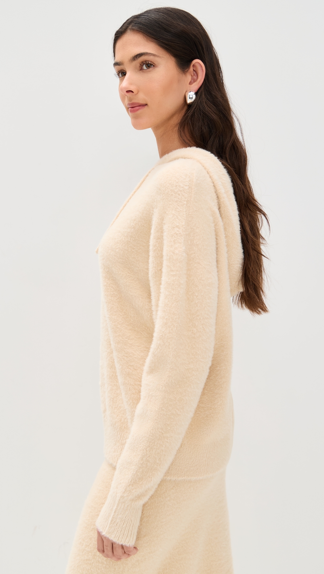 Fuzzy Hoodie Black