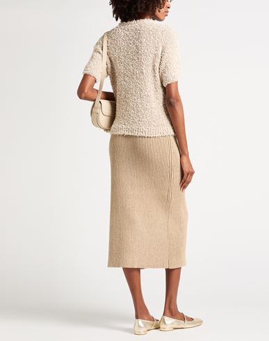 Woman Sweater Beige Size M Cotton, Polyester, Polyamide