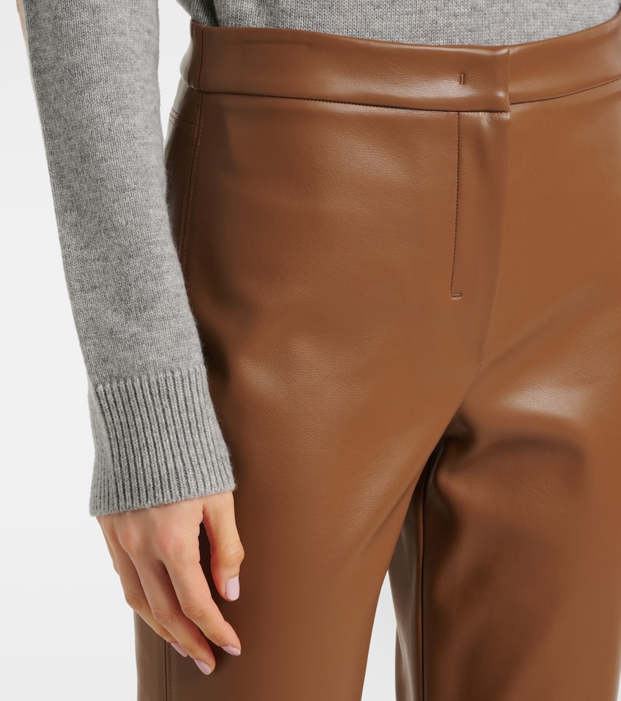 Sublime faux leather flared pants