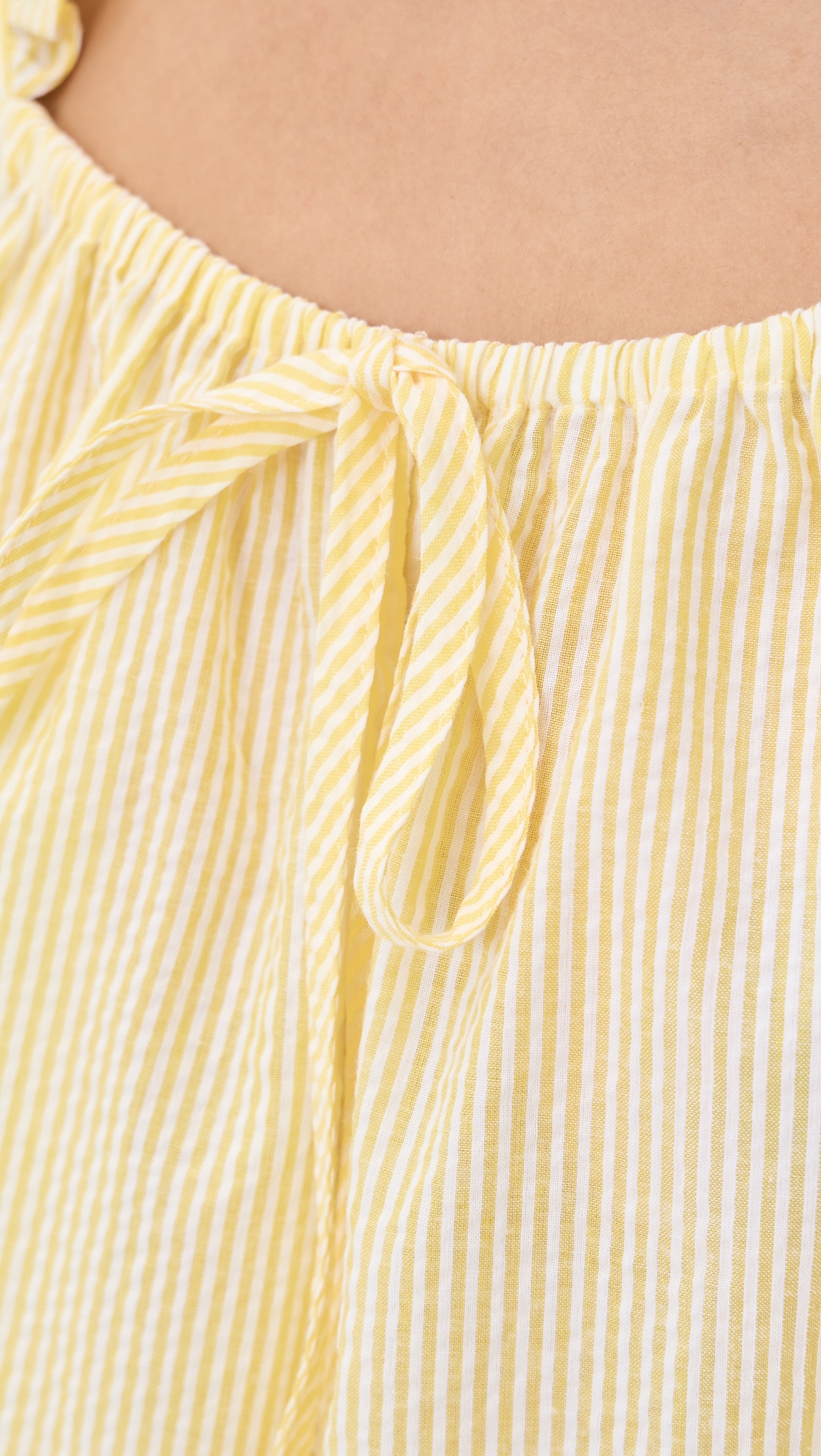 O. p.t Allegra Mini Dress Yellow Stripe