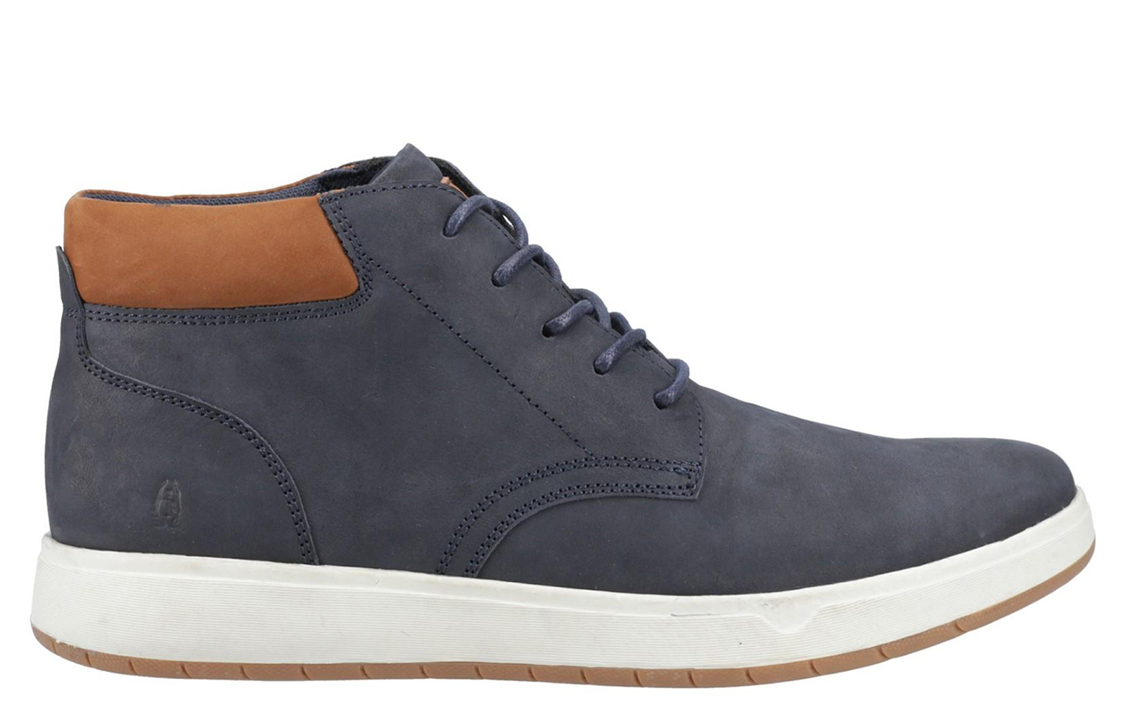 Hush Puppies Bronko Mens Chukka Boots - Navy Leather