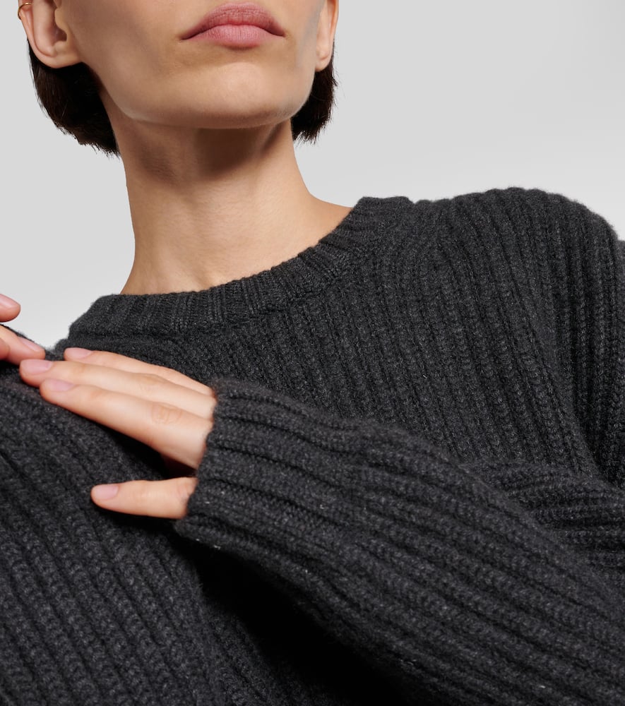 Manuela ribbed-knit cashmere sweater