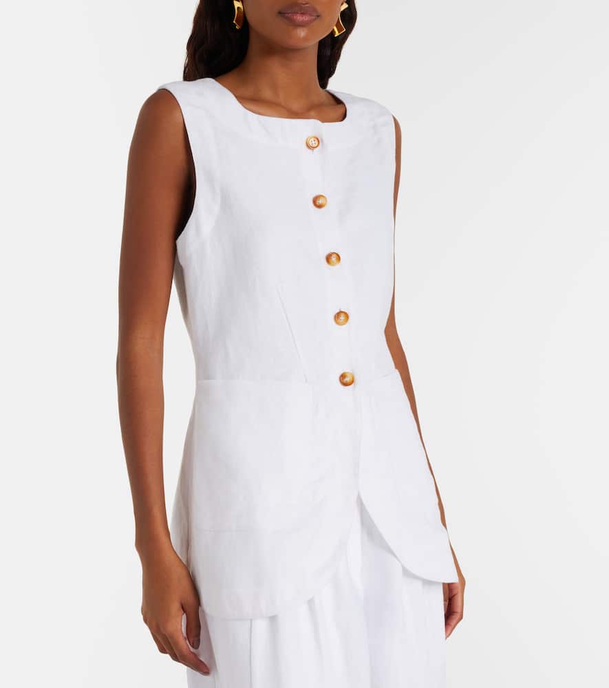Emma linen vest