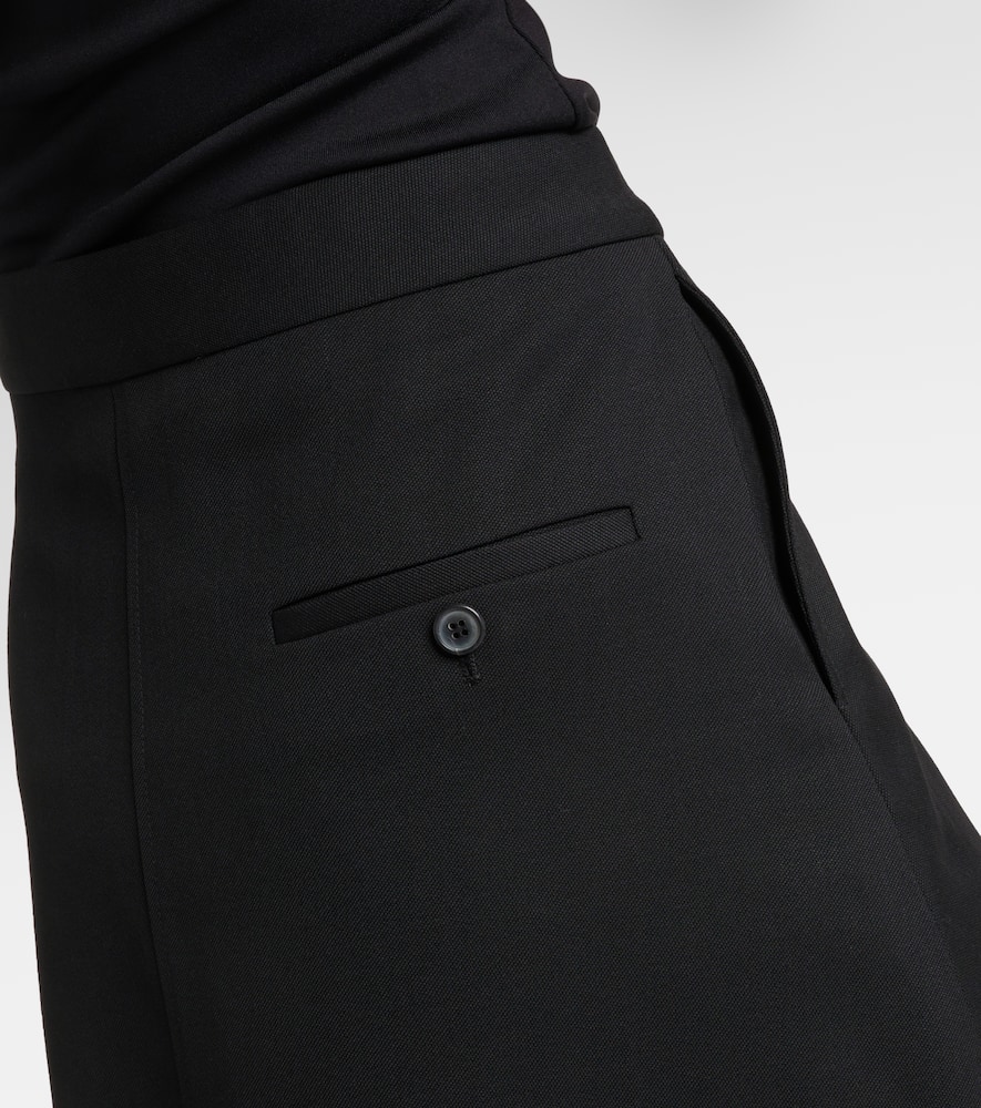 Wardrobe. NYC Virgin wool midi skirt
