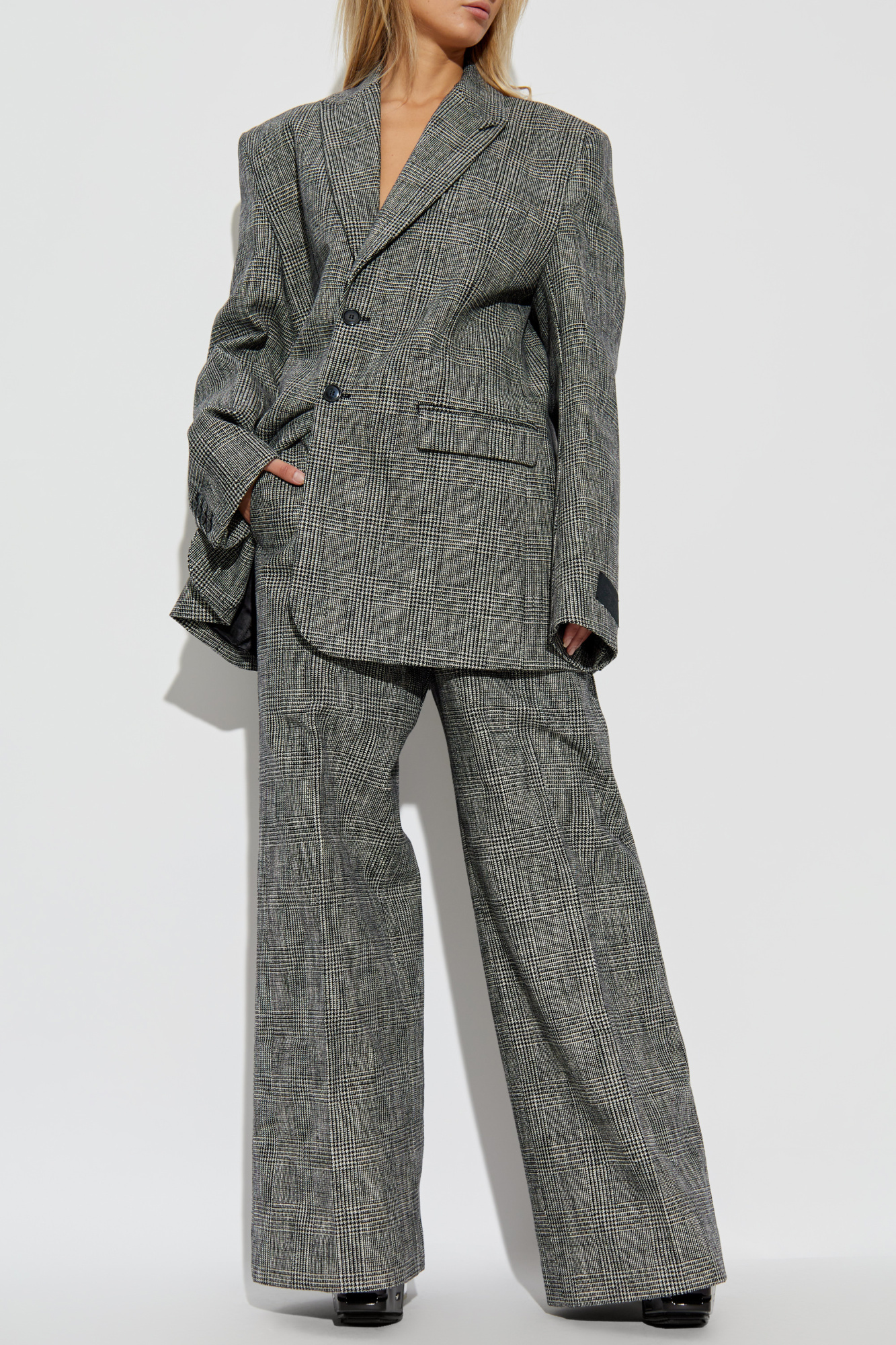 Oversized Blazer, Women's, Black