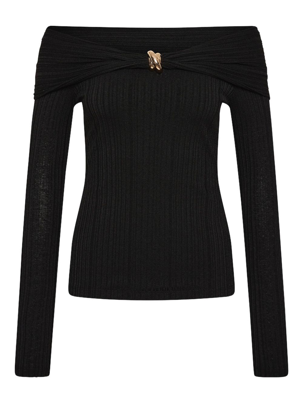 Off-shoulder top - Black