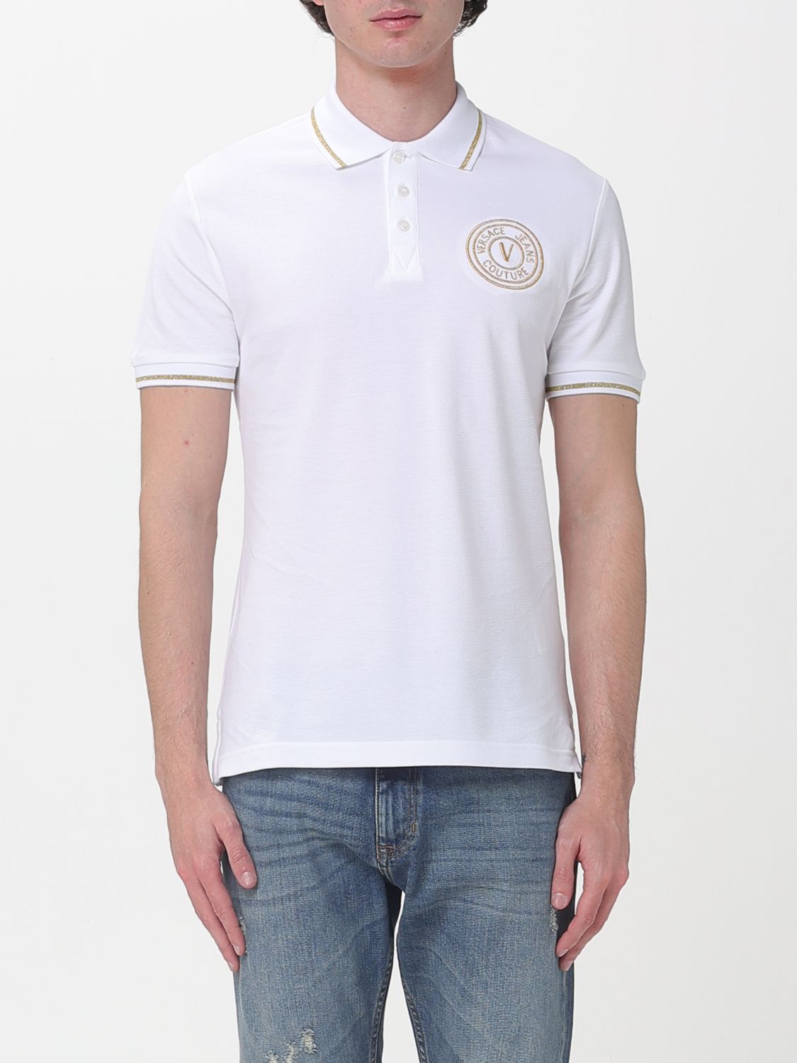 Polo Shirt Men color White