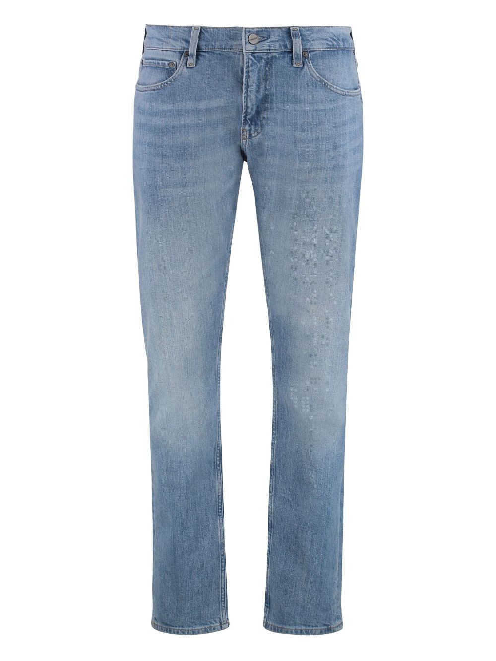 Calvin Klein logo-patch jeans - Blue