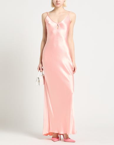 Woman Maxi dress Salmon pink Size 10 Viscose