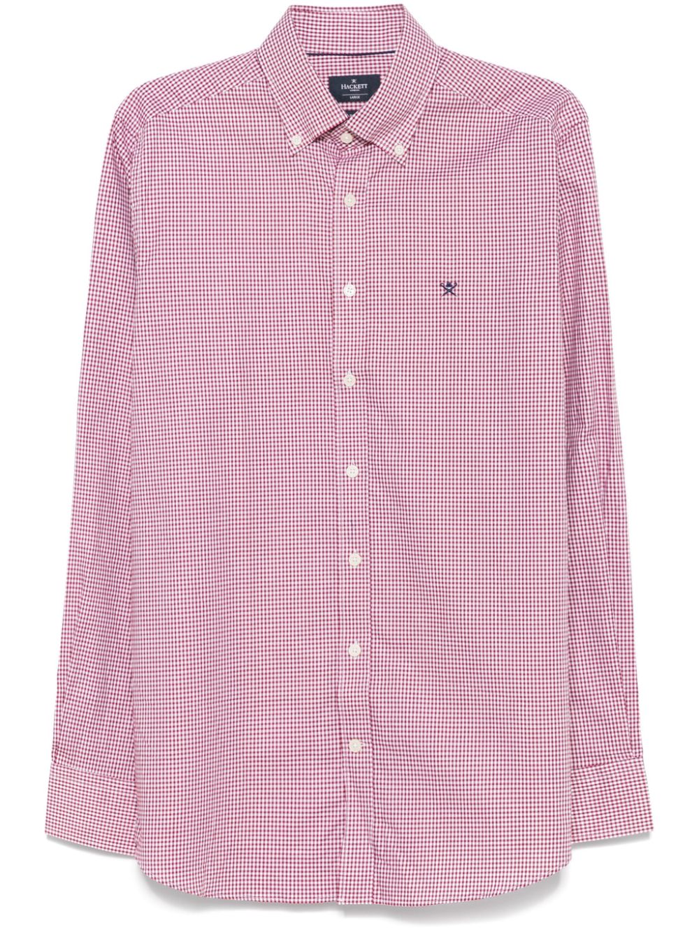 Gingham-check shirt - Red