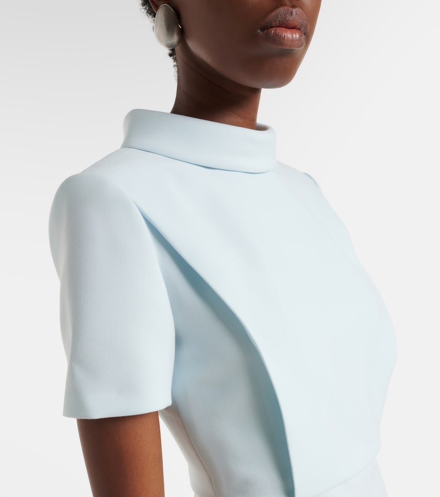 Crêpe midi dress