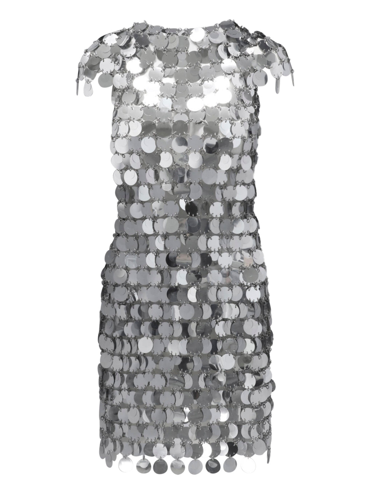 Structured Steel-Blend Dress
