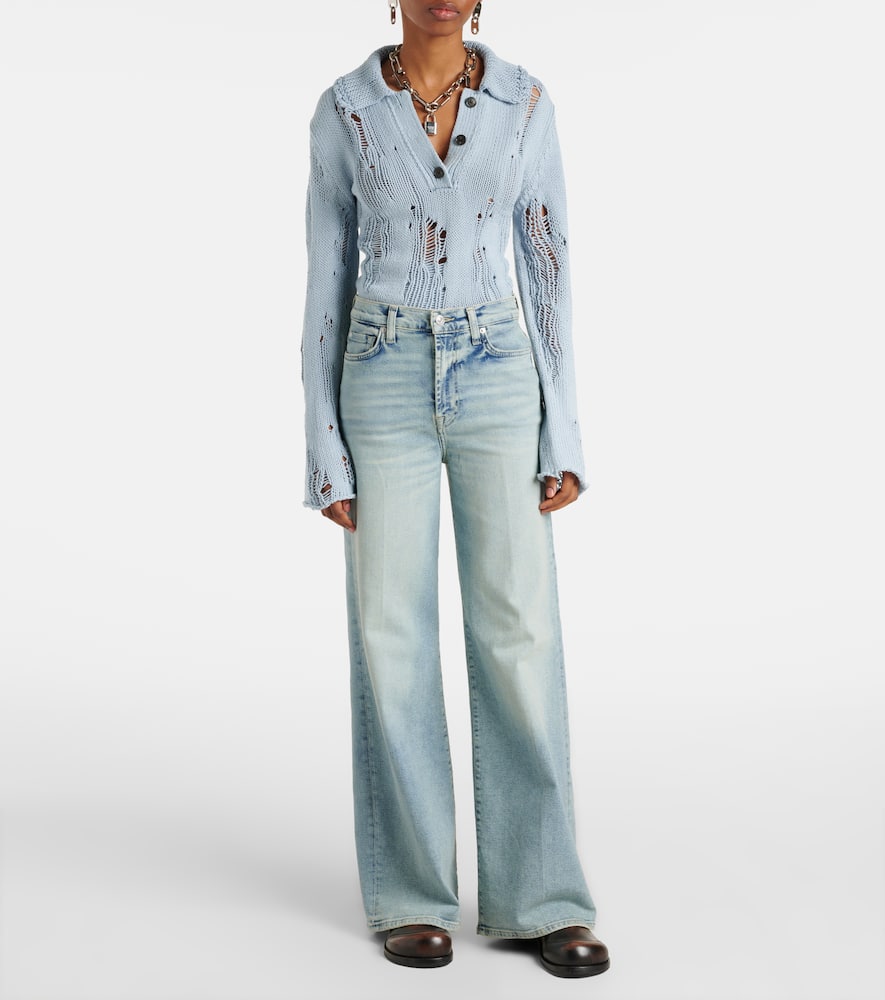 Jo low-rise flared jeans