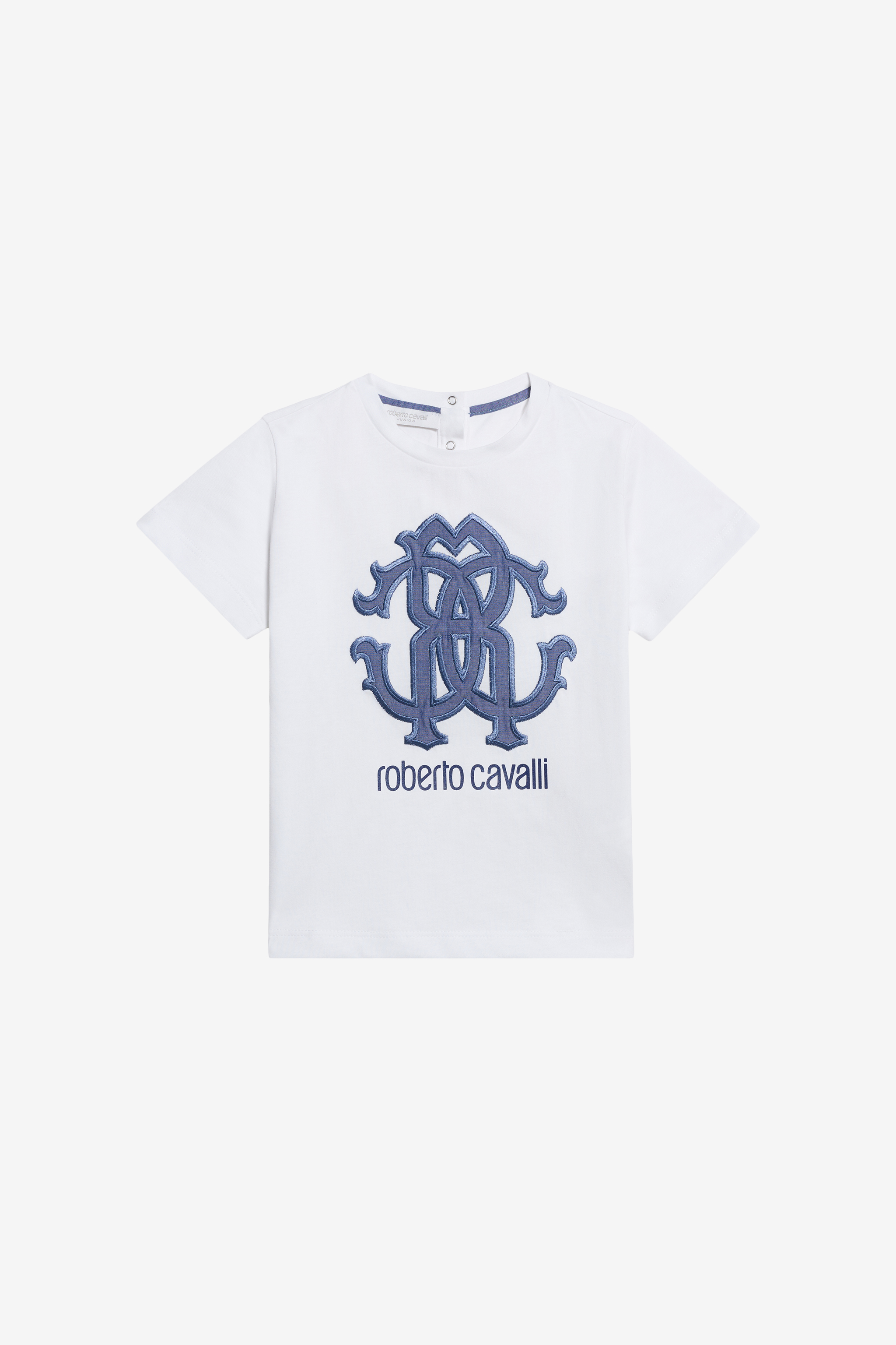White T-shirt With Rc Logo