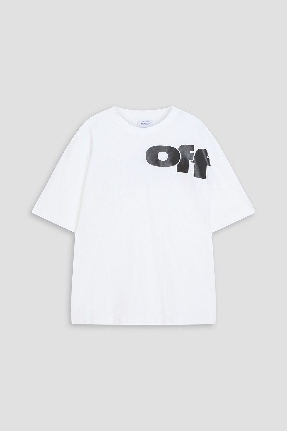 Printed cotton-jersey T-shirt - White - M