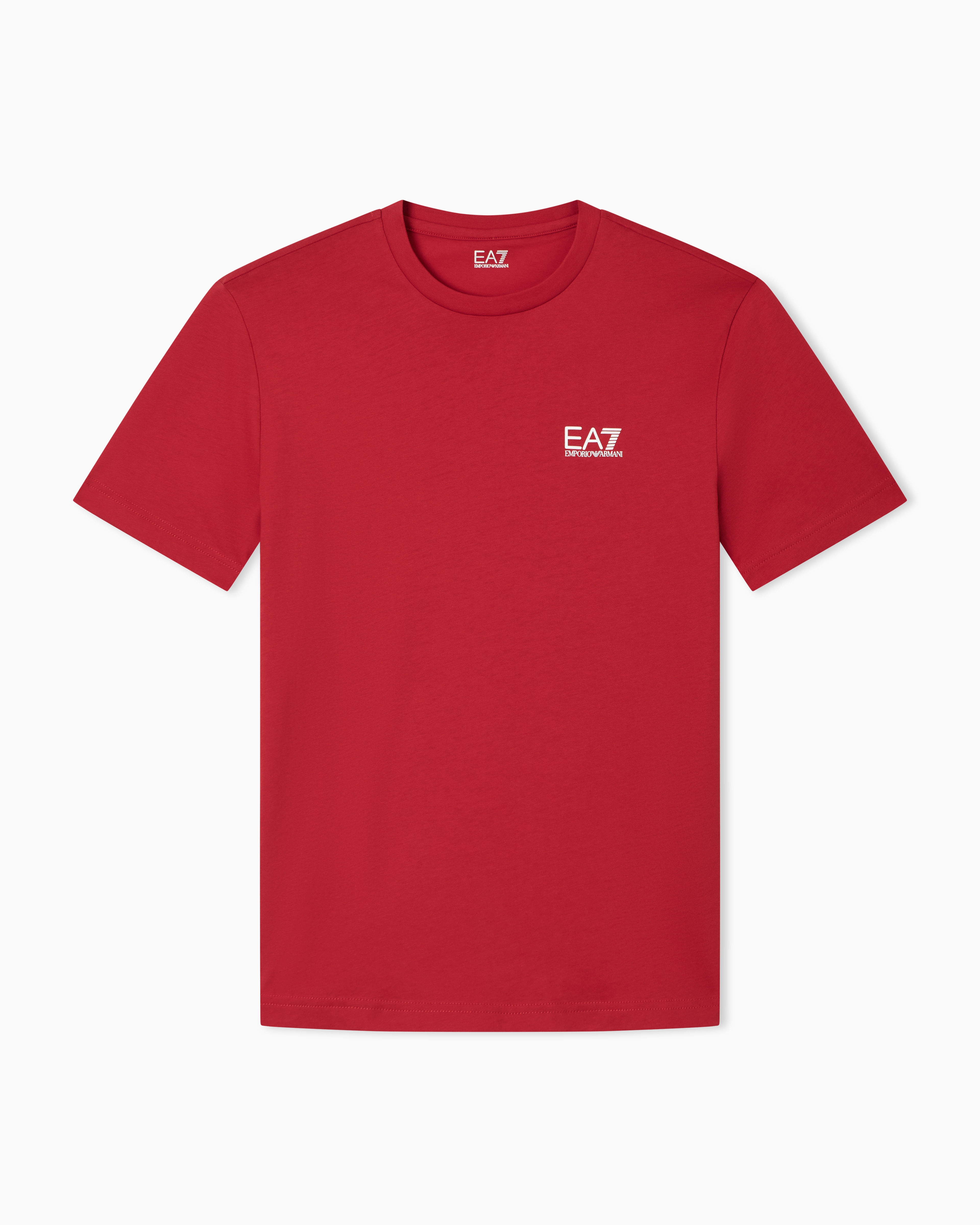 Cotton shirt in Pima jersey with crew neck Core Identity