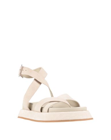 Woman Thong sandal Light grey Size 7 Leather