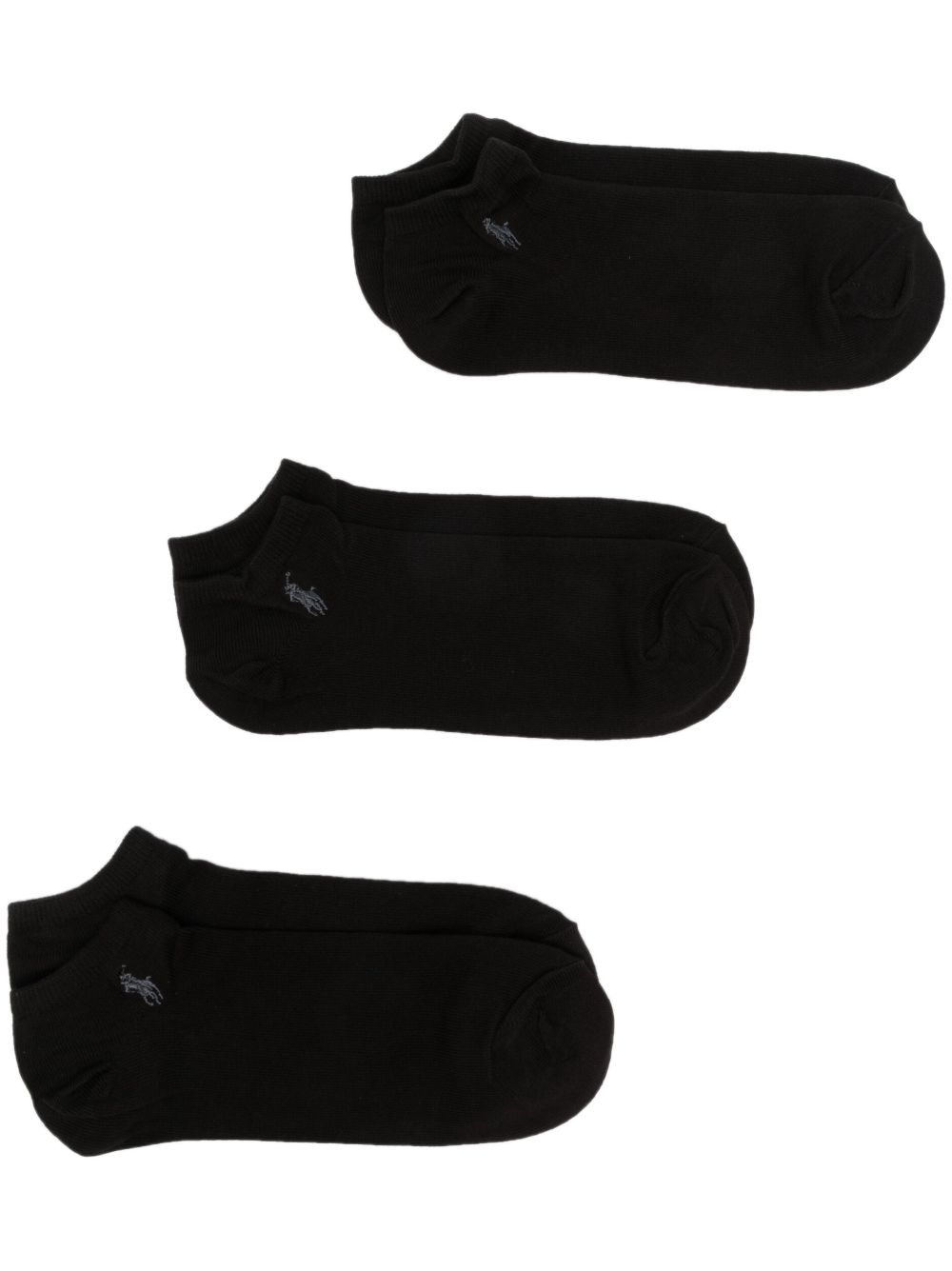 Pony motif ankle socks - Blue