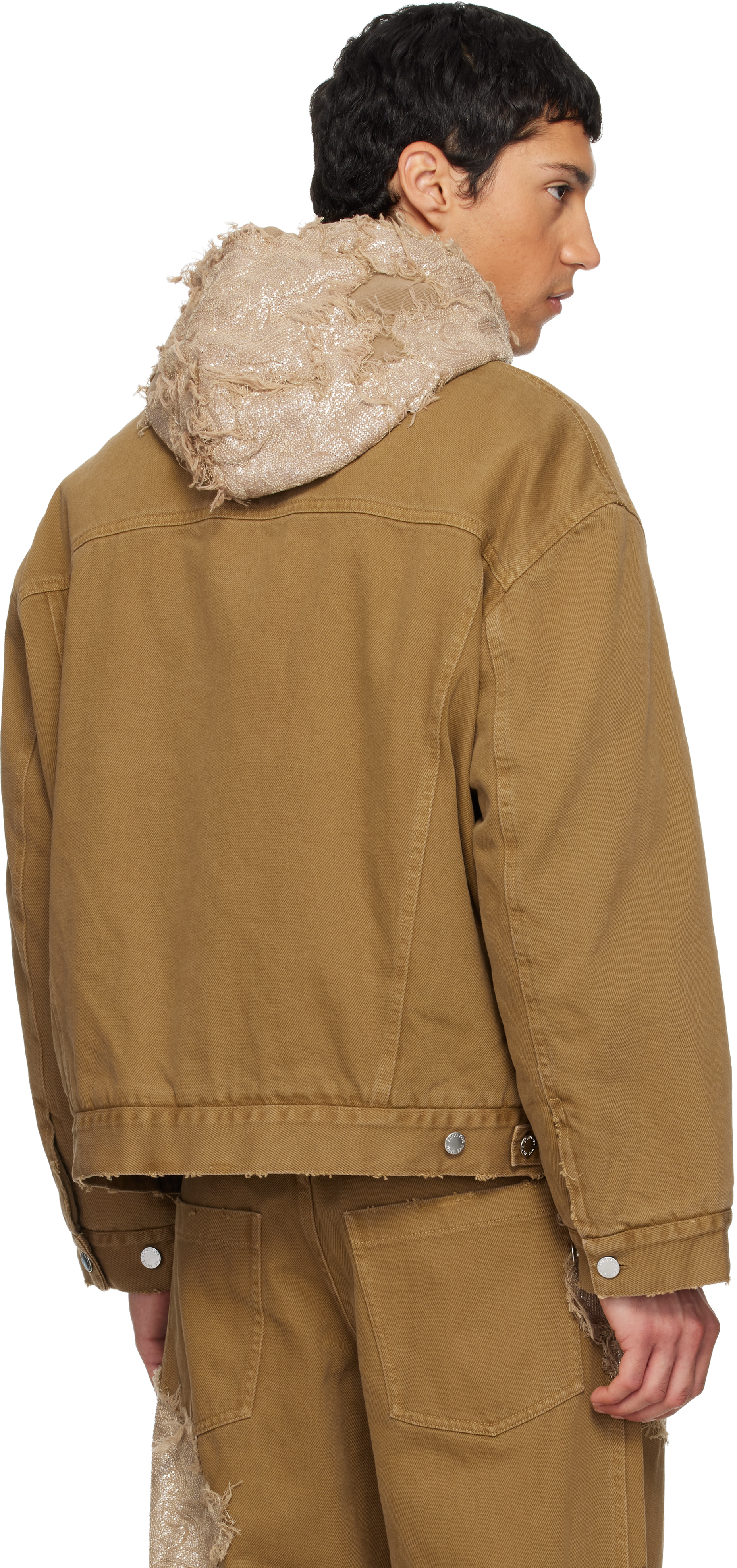 Khaki TKL Edition Faded Denim Jacket