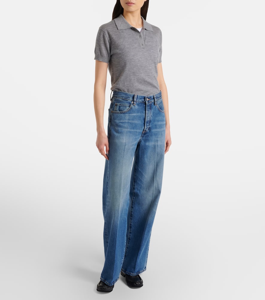 The Collegiate wide-leg jeans