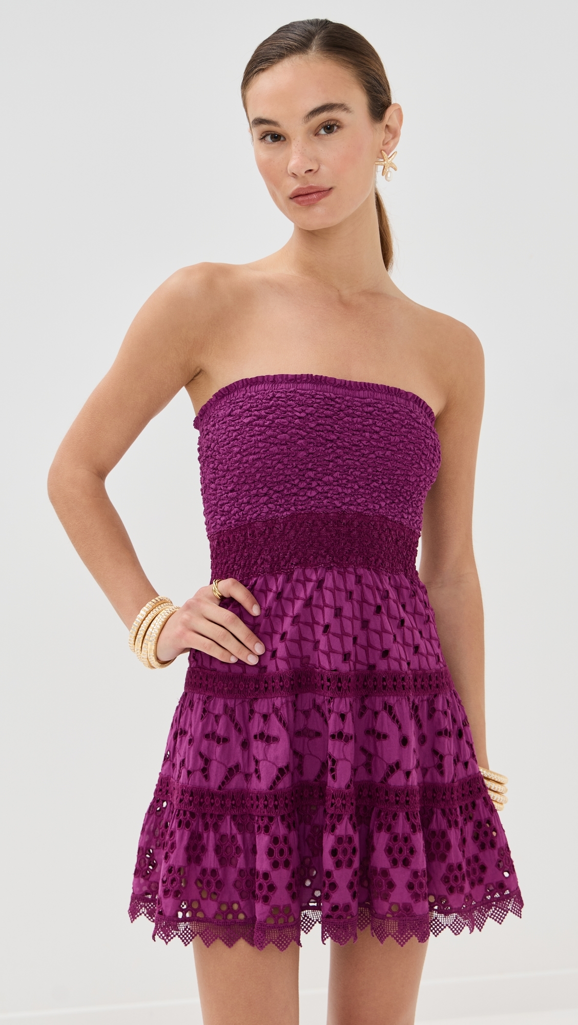Albegna Dress Aubergine