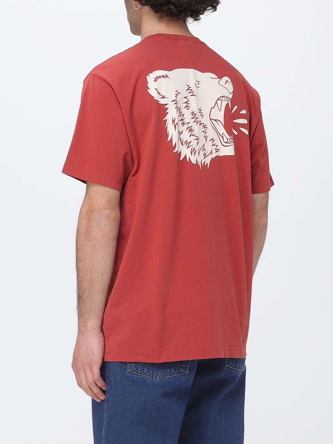T-Shirt Men color Brick Red