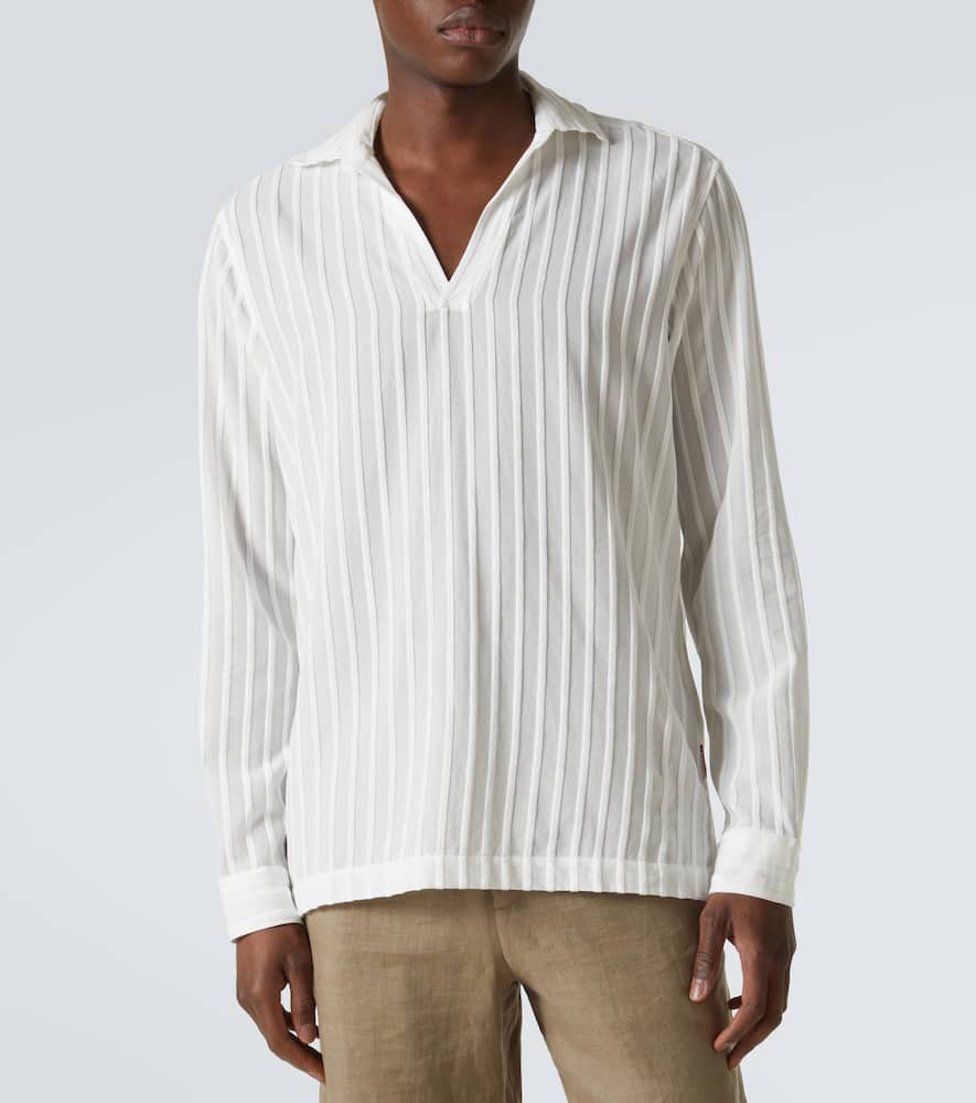 Ridley striped polo shirt