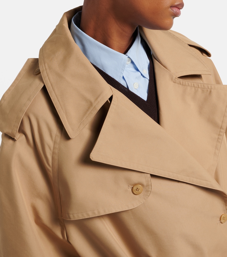 Riva oversized cotton trench coat