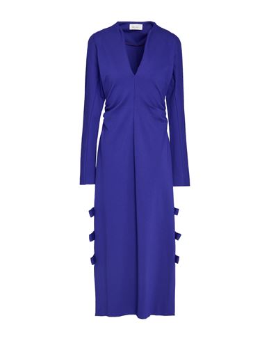 Meimeij Woman Midi dress Purple Size 4 Viscose, Polyamide, Elastane