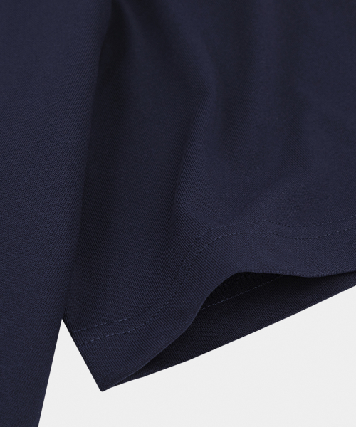 Letterboy Embroidery Short Sleeve T-Shirt Navy