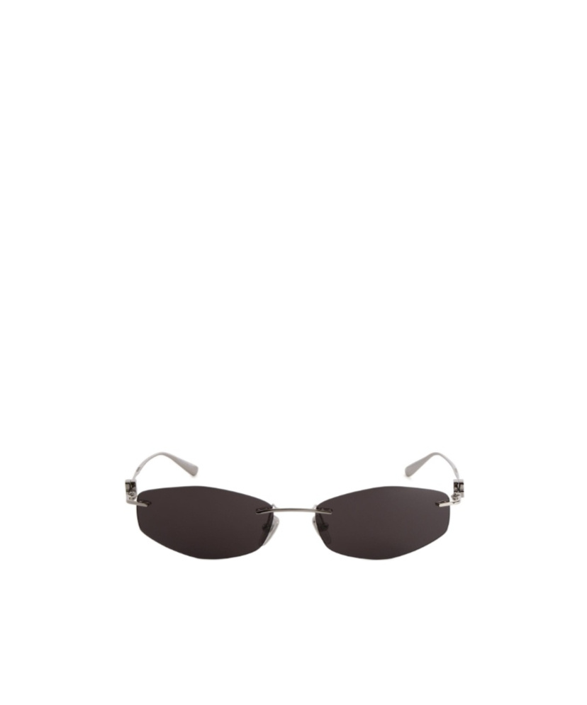 Women's Nano D-frame Sunglasses in Silver