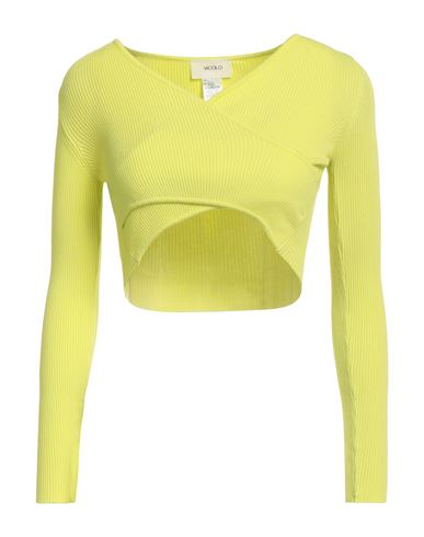 Woman Sweater Lime green Size ONESIZE Viscose, Polyester