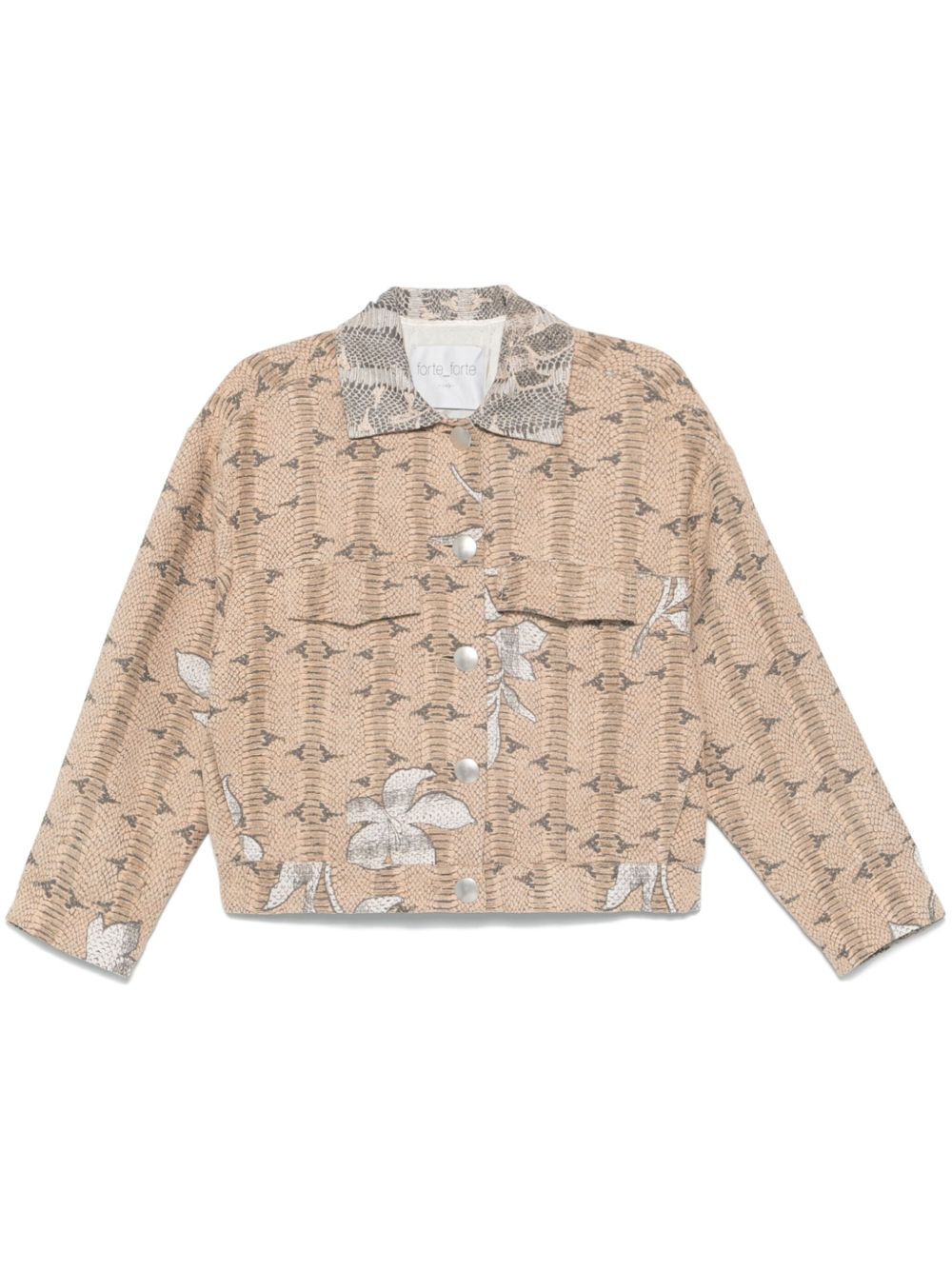 Printed jacket - Neutrals