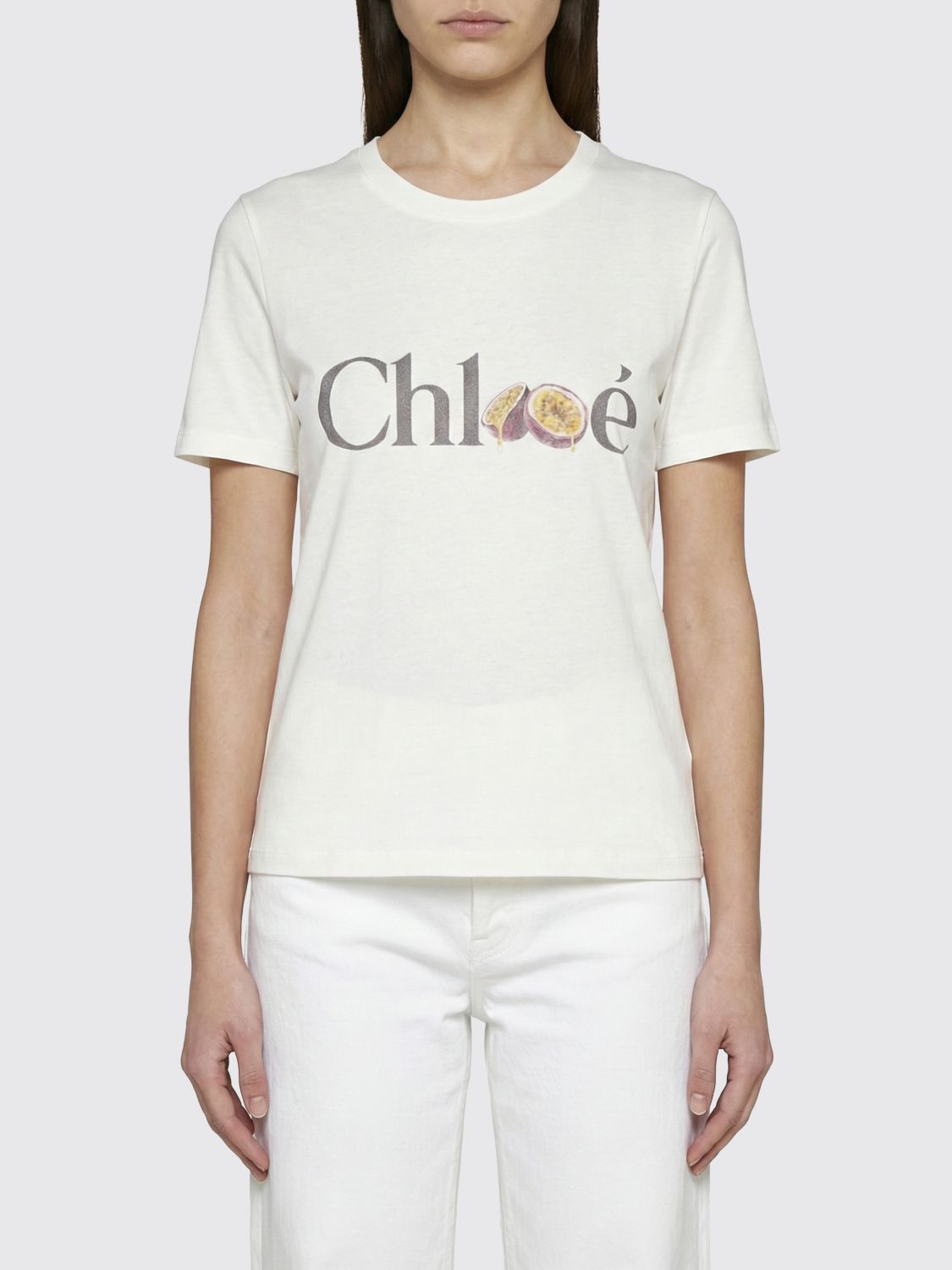T-Shirt CHLOÉ Woman color White